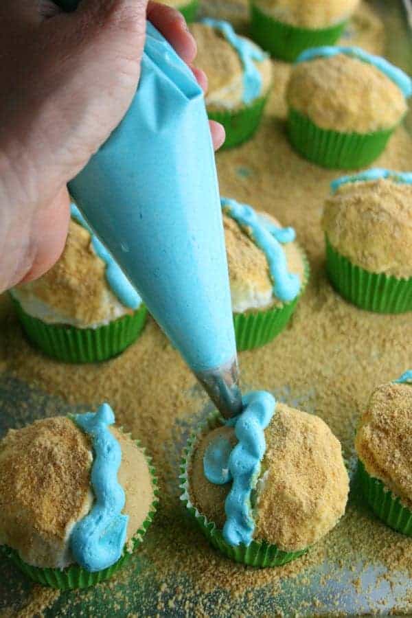 Luau Cupcakes