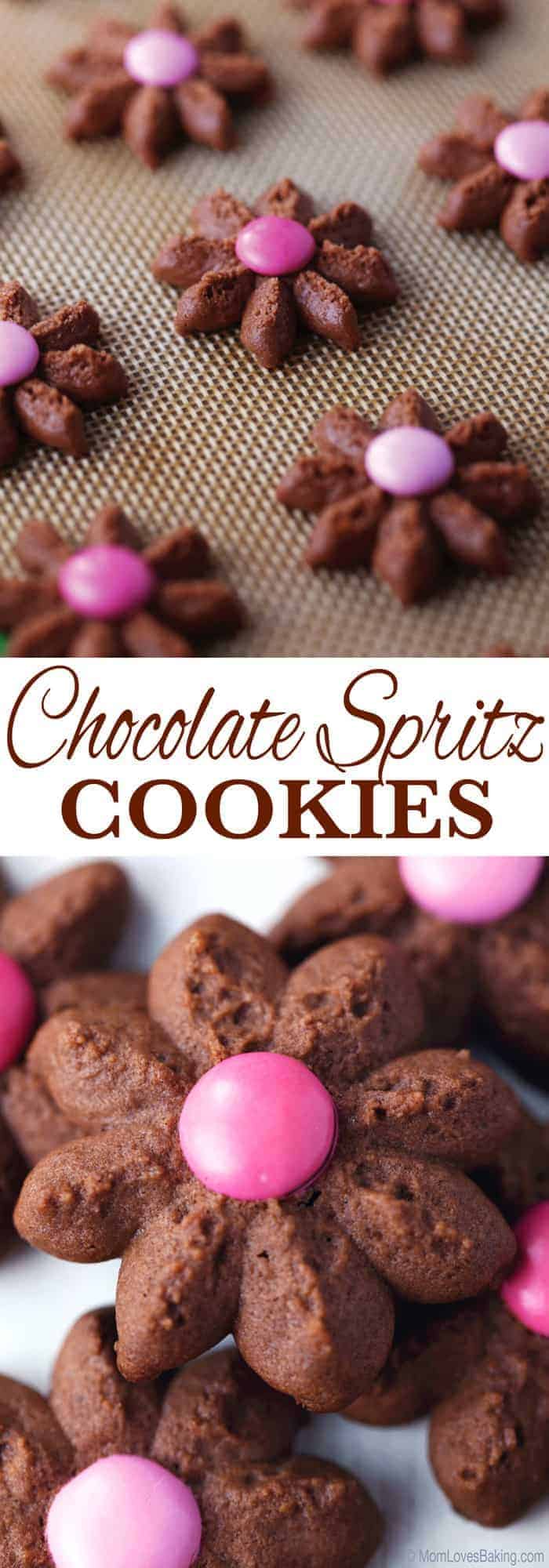 Chocolate Spritz Cookies