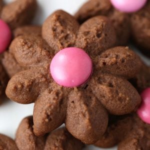 Chocolate Spritz Cookies