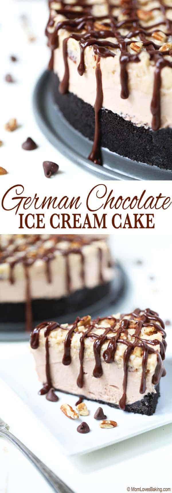 German Chocolate Ice Cream Cake