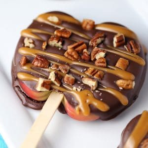 Chocolate Turtle Apple Slices