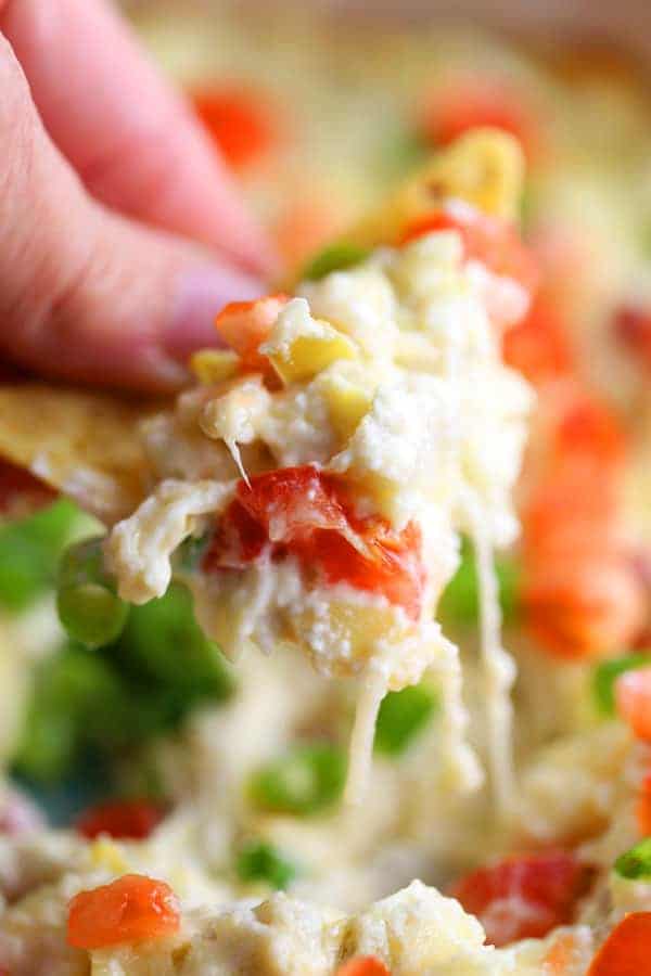 Hot Feta Artichoke Dip