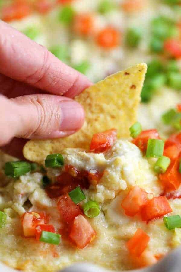 Hot Feta Artichoke Dip