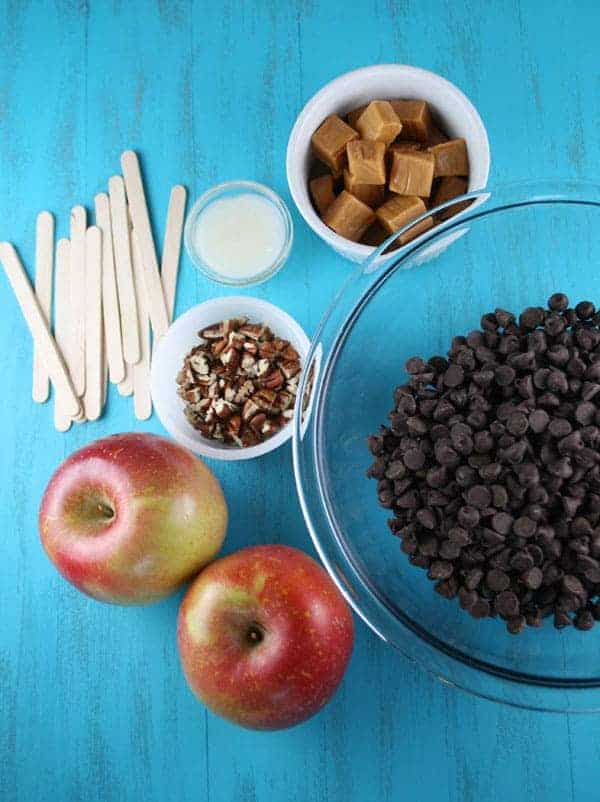 Chocolate Turtle Apple Slices