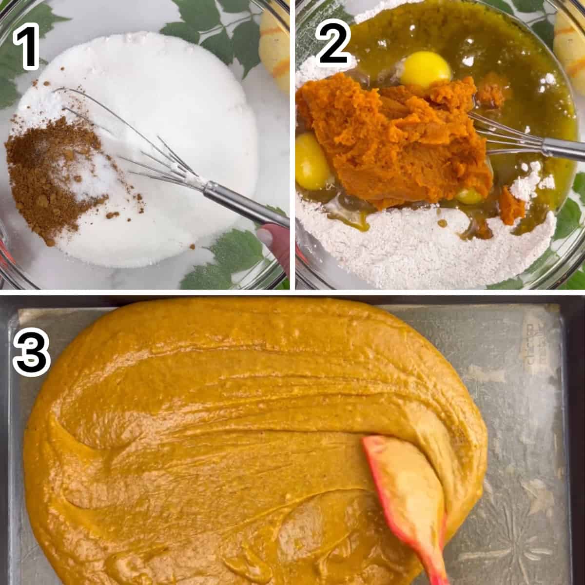 How to make pumpkin bars.