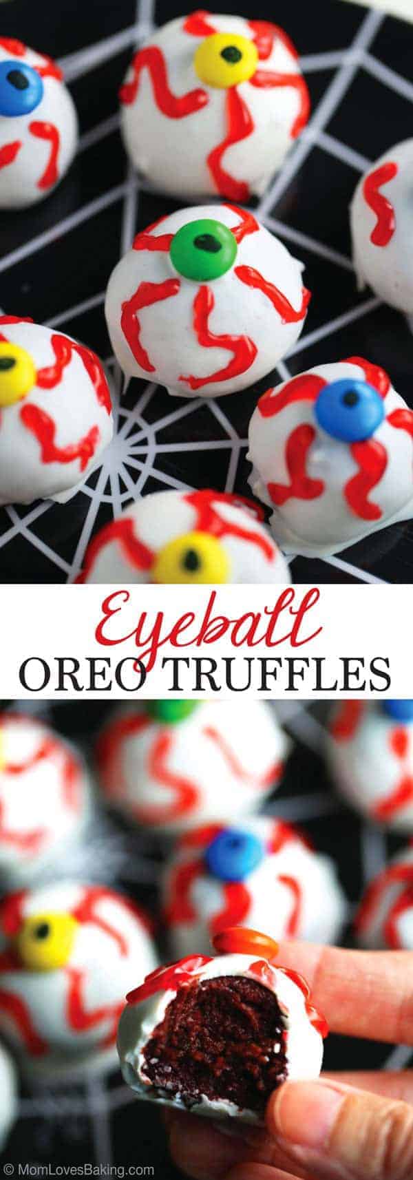 Eyeball Oreo Cookie Balls