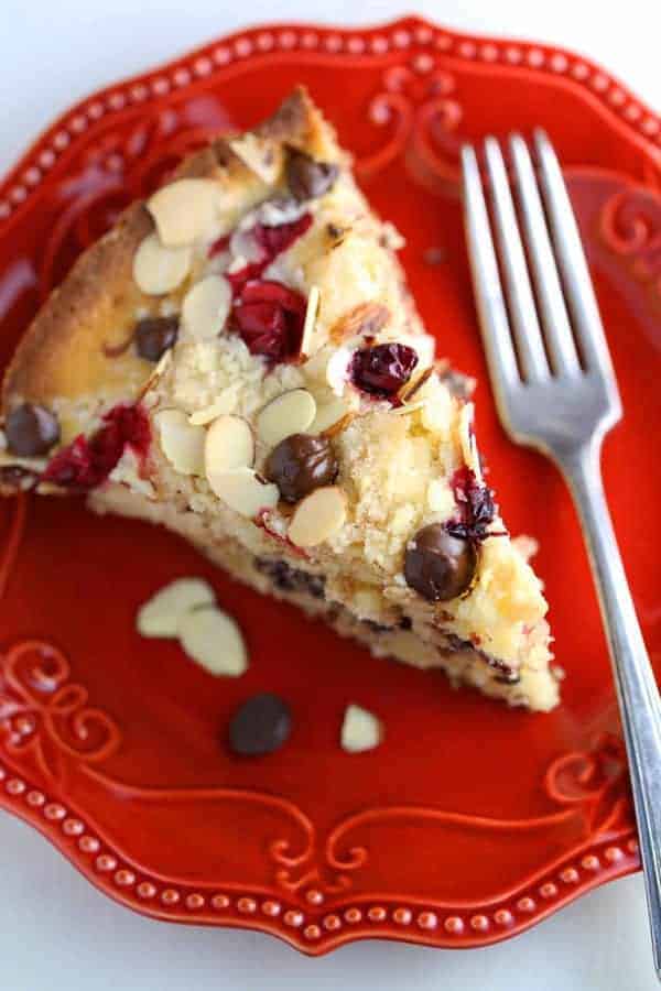 Dark Chocolate Cranberry Skillet Cake