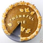 Thankful Pumpkin Pie