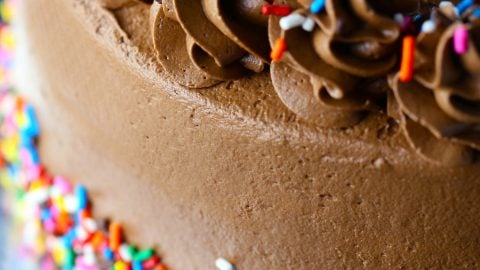 Chocolate Birthday Cake - Mom Loves Baking