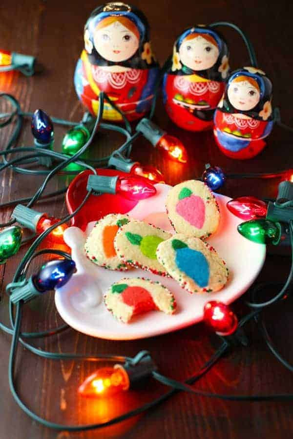 Christmas Lights Slice-N-Bake Cookies