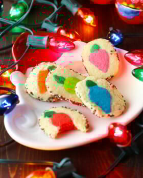 Christmas Lights Slice-N-Bake Cookies
