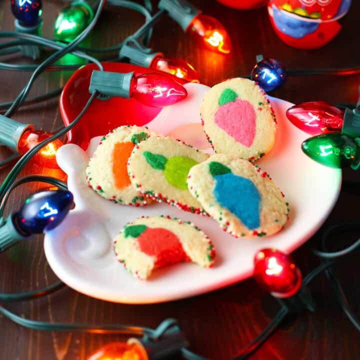 Christmas Lights Slice-N-Bake Cookies