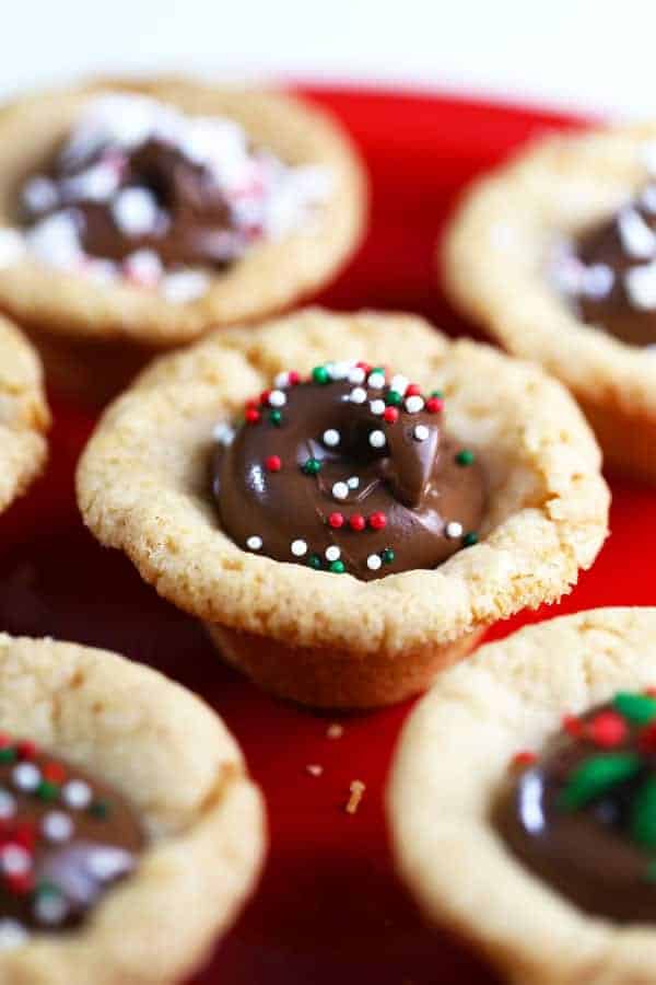 Nutella Cookie Cups