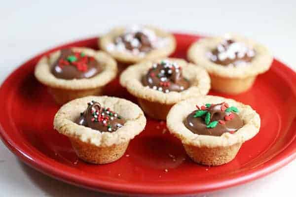 Nutella Cookie Cups