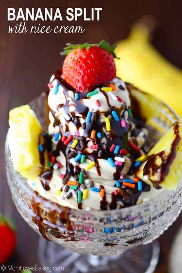 Banana Split with Nice Cream