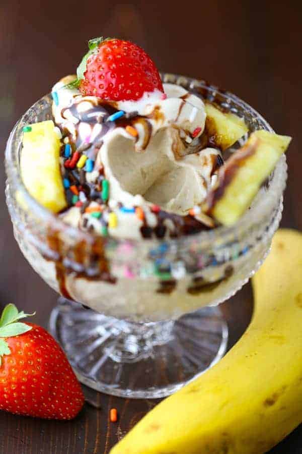 Banana Nice Cream Banana Split