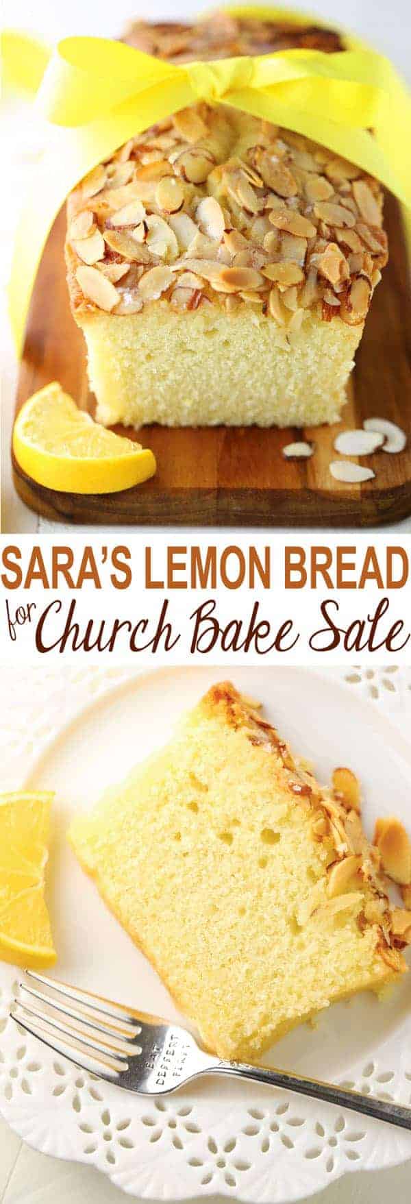 Sara's Lemon Bread for Church Bake Sale