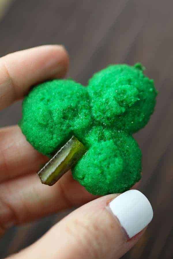 Shamrock Cookie Press Cookies