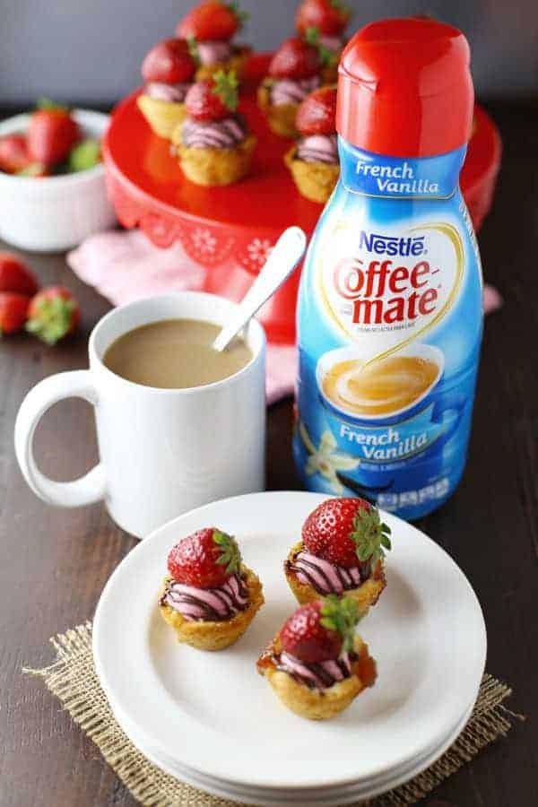 Strawberry Shortcake Cookie Cups