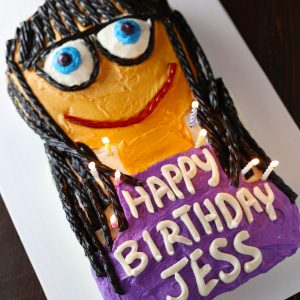 Jessica Day's Birthday Cake from New Girl