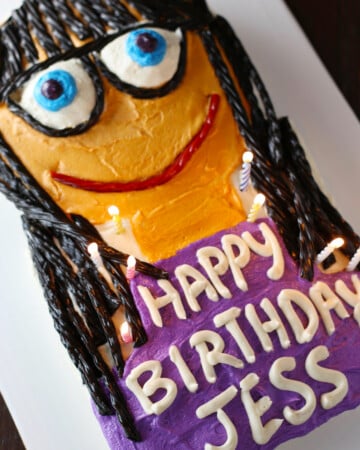 Jessica Day's Birthday Cake from New Girl