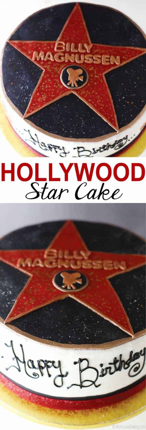 Hollywood Walk of Fame Star Cake