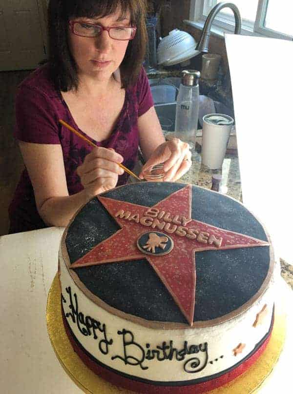 Hollywood Walk of Fame Star Cake