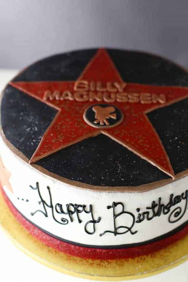 Hollywood Walk of Fame Star Cake