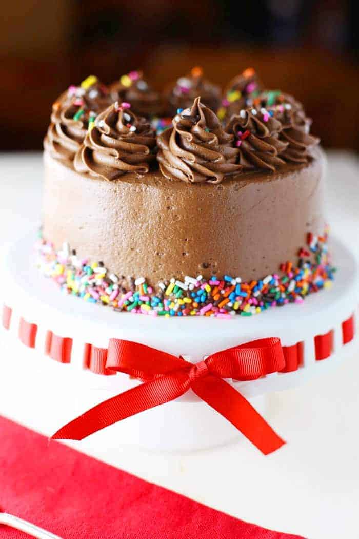 The best gluten free, dairy free chocolate birthday cake