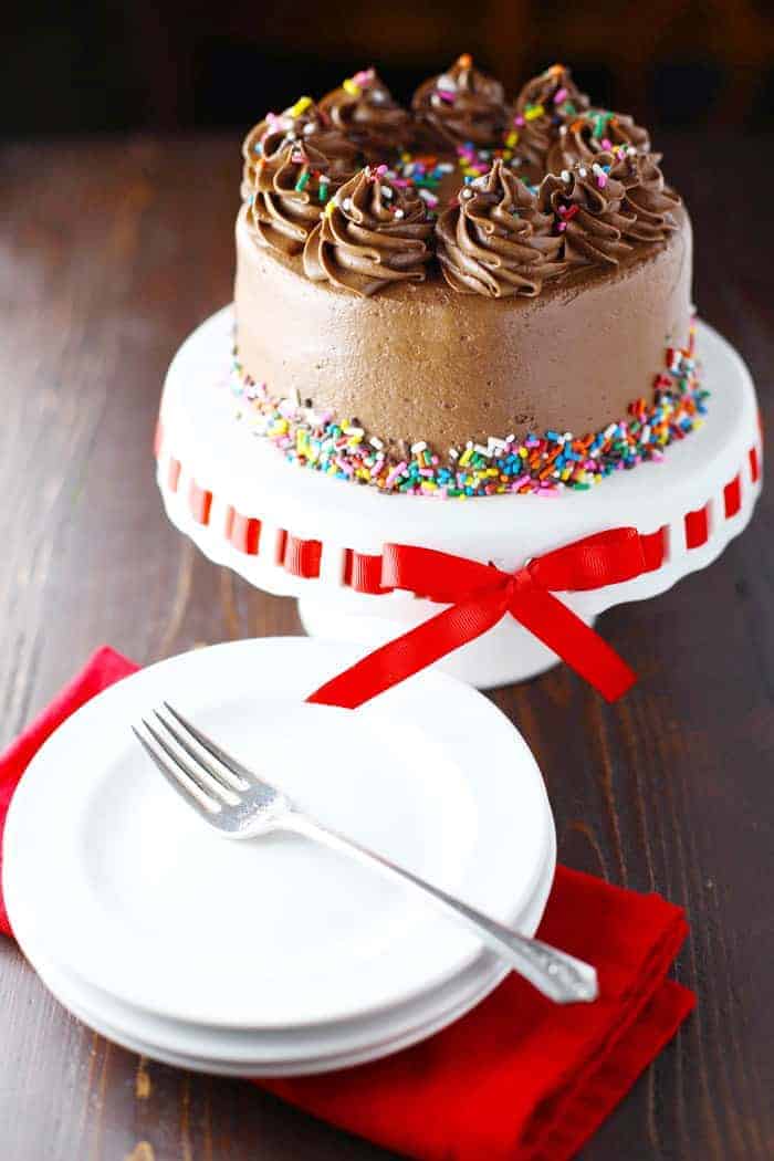 The best gluten free, dairy free chocolate birthday cake