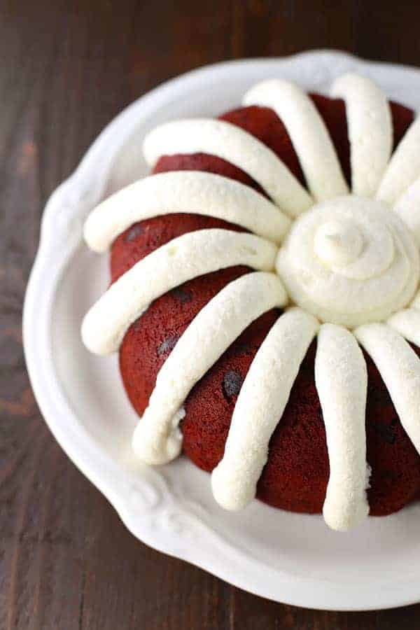 Copycat Nothing Bundt Red Velvet Cake