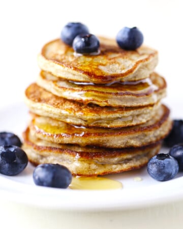 Paleo silver dollar pancakes.