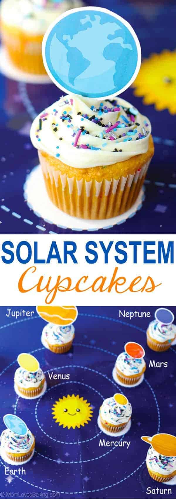 Solar System Cupcakes