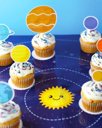 Solar System Cupcakes