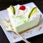 No Bake Key Lime Yogurt Pie