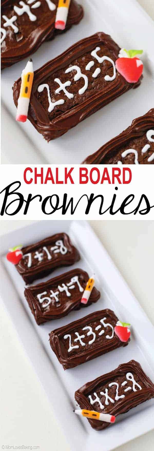 Chalk Board Brownies