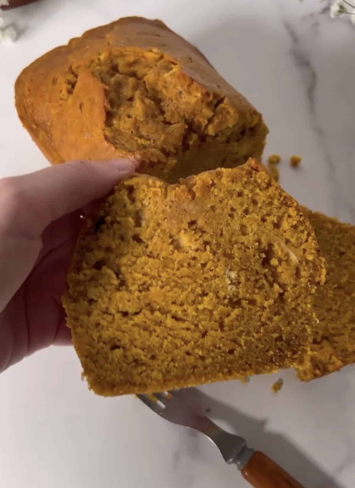 Best ever pumpkin spice bread.