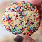 Rainbow Sprinkle Sugar Cookies