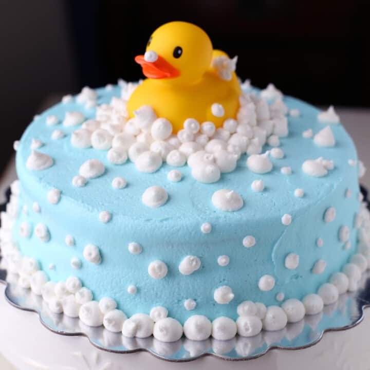 Rubber Ducky Baby Shower Cake