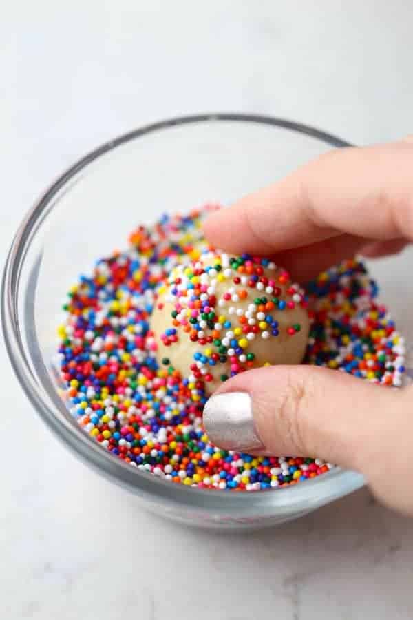 Rainbow Sprinkle Sugar Cookies