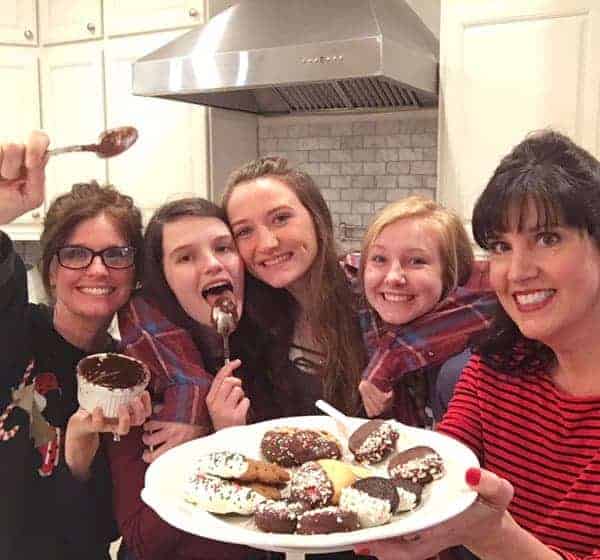 Easy Chocolate Dipped Peppermint Cookies