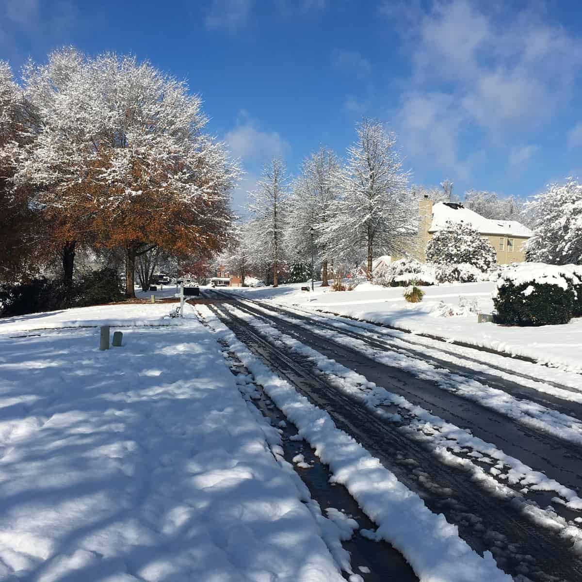 Snow in and Driving Problems Mom Loves Baking