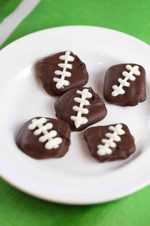 Game Day Pretzel Footballs