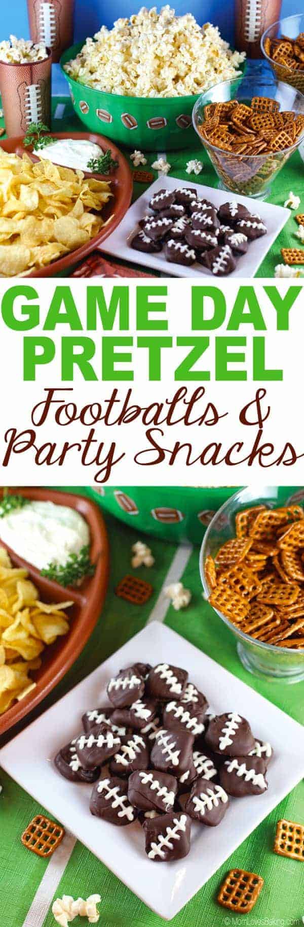 Game Day Pretzel Footballs