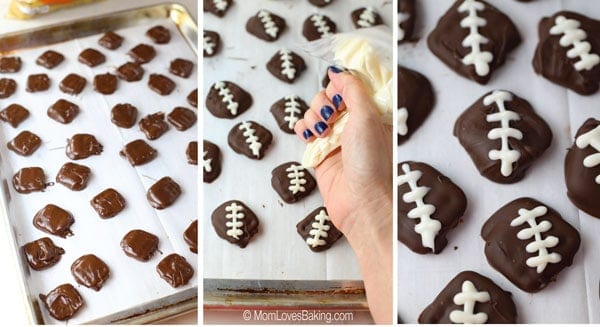 Game Day Pretzel Footballs