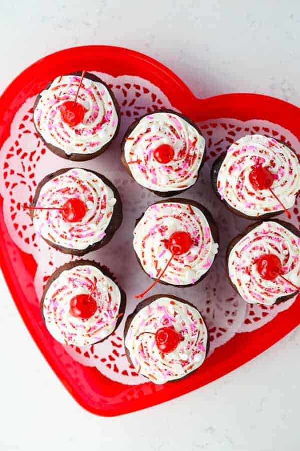 Chocolate Cherry Cupcakes