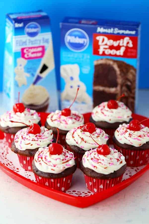 Chocolate Cherry Cupcakes