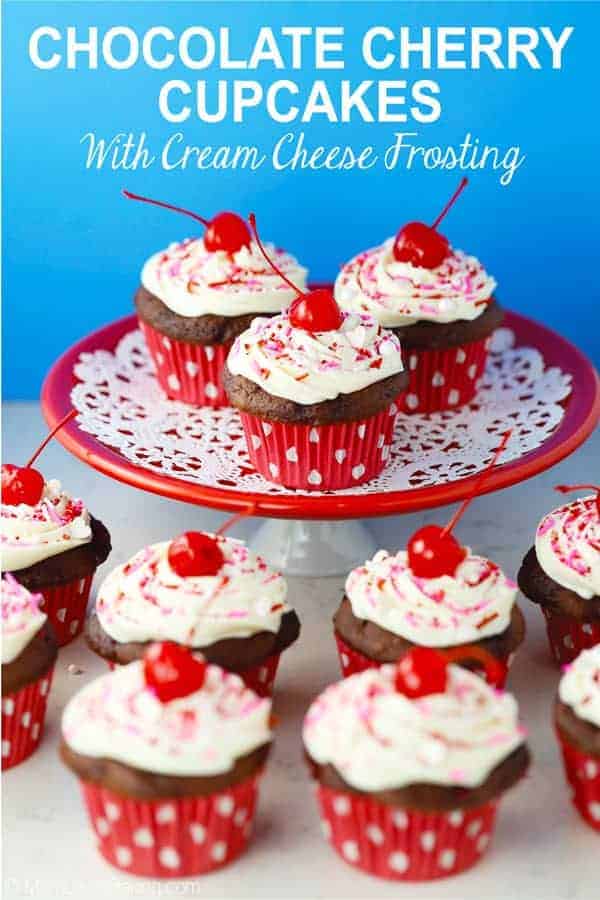 Chocolate Cherry Cupcakes