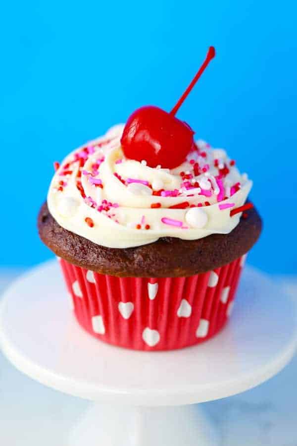 Chocolate Cherry Cupcakes