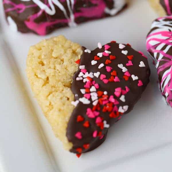 Homemade Chocolate Hearts - Seasoned Sprinkles